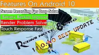redmi note 8 pro pubg problem | Android 10 on Redmi note 8 pro Pubg Test | 11.0.4.0 VERY BEST UPDATE