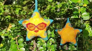 🌟 Звёздочка из бисера.  ☀️ 