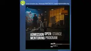 STANCE Mentoring Program - Admission open | www.nirmalam.org | support@nirmalam.org