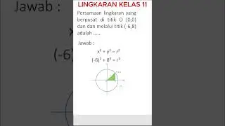 LINGKARAN KELAS 11 Program Peminatan #maths