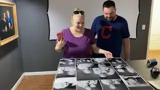 Terrilynn pick up her acrylic for the first time