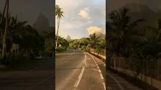 😍REAL LIFE JURASSIC WORLD - MOOREA🌴🇵🇫 #shorts #moorea #tahiti