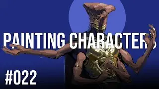 STREAM #022 - Painting instead of Drawing Characters