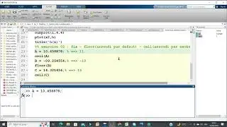 #037 matlab floor round fix ceil