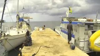 Time-Lapse photography on the government dock in Negril, Jamaica