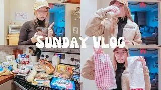 SUNDAY VLOG | grocery shopping, target haul, food restock, prepping for the week