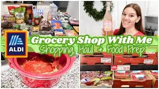 *NEW ALDI SHOP WITH ME | ALDI GROCERY HAUL + MEAL PREP | Rach Plus Five Homemaking