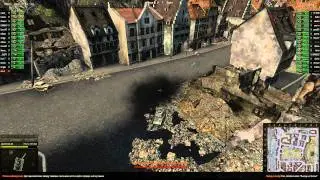 WOT WorldOfTanks Первый бой на PzKpfw38H735(f) (Гочкис)