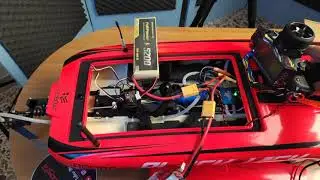motoscafo elettrico RC proboat blackjack 29 seguimi A BRAVE TEST IN MARE new project 