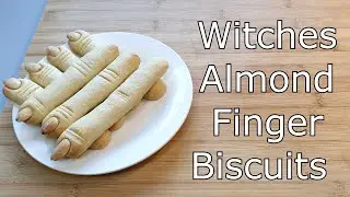 How to make Witches Almond Finger Biscuits