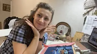 В прямом эфире. Вышиваем и болтаем.
