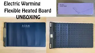 Portable Electric Warming Flexible Heated Board Unboxing