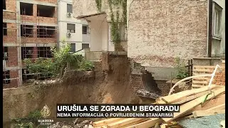 Beograd: Urušila se zgrada na Vračaru