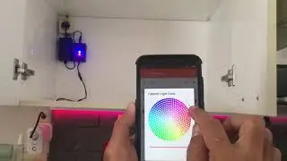 Under-cabinet kitchen lighting with Nodemcu (Esp8266) and Openhab