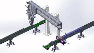 Solidworks Animation - Metal Cylinder Transfer