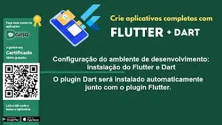 Aula 3 - Instalação do Flutter e Dart  - Curso criação de aplicativos com Flutter e Dart