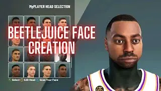BEETLEJUICE FACE CREATION!! NBA2K21