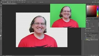 How to remove a green screen background fast in Photoshop