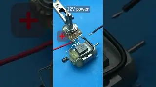 Motor's Speed Controller  |  How to make a DC motor speed controller