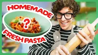 Italian Man Attempts To Cook Fresh Pasta & Focaccia Bread