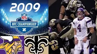 Minnesota Vikings vs. New Orleans Saints | 2009 NFC Championship Highlights