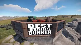 BEST STAIRS BUNKER for SOLO/DUO | Rust Base Design 2023