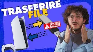 Come TRASFERIRE VIDEO E FOTO registrati della PLAYSTATION su PENNA USB e RISOLVERE EVENTUALE ERRORE