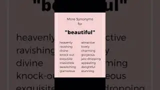 synonyms of beautiful Synonyms For IELTS #shorts