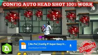 New Update Config Auto Headshot Terbaru 2020‼️ CONFIG AUTO HEADSHOT ANTI BAN & WORK 60 - 10001%