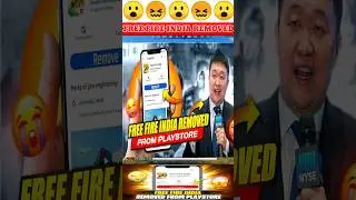FREE FIRE INDIA REMOVED FROM PLAYSTORE | FREE FIRE INDIA नही आयेगा #trendingshort #shortfeed#ffindia