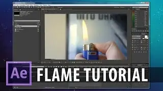 Flame Effect - After Effects Tutorial (w/ FREE Stock Video Download in Description)