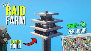 Minecraft's BEST RAID FARM 1.20.2 - NEW - 3600+ EMERALDS P/H!