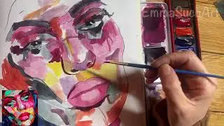 Francoise Nielly Watercolour Study