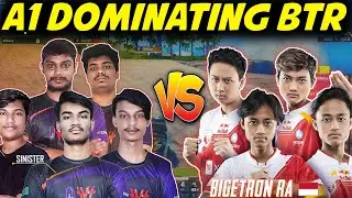 A1 Esports Wiped Out BTR Three Times In PMGC Super Weekend 2 | A1 Esports Vs BTR