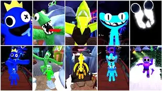 Rainbow Friends Chapter 2 All Monster Jumpscares #roblox