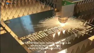 1500W Fiber Laser Cutting Machine Flying Cutting Stainless Steel