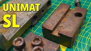 Cleaning the Disassembled Emco Unimat SL Lathe