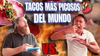 RETO DE TACOS CON UN ALEMÁN 🌮 | **Los más Picosos del Mundo🔥