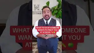 What to do if someone wants to fight you at school! ✏️🍎 