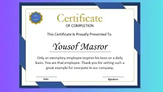 How to Make Certificate Design in Microsoft Word?