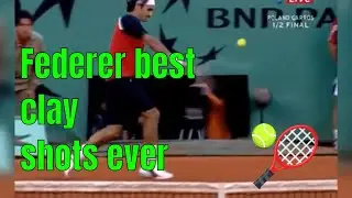 💥Roger Federer Best Points on Clay - ATP Tour💥