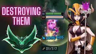 DESTROYING WITH LEBLANC | 21/7/7 ?!? - League of Legends