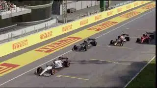3 cars overtake
