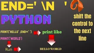 python end parameter in [urdu] [hindi] | print function python end | end in python | /n in python .