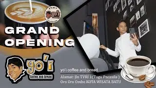 CAK PERCIL GRAND OPENING CAFE YO'I COFFEE AND BREAD