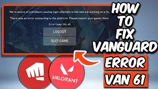HOW TO FIX VALORANT ERROR CODE VAN 62 | FIX VALORANT VANGUARD ERROR (2026)
