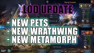 Legacy of discord - Update on pets, wing and metamorph