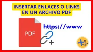 Cómo INSERTAR ENLACES en un ARCHIVO PDF