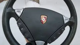 Покраска кожаного руля