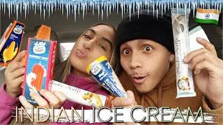 FIRST TIME TRYING INDIAN ICE CREAM